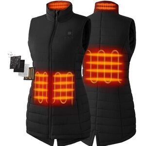 Ororo Tribeca Women’s Heated Long Puffer size Large